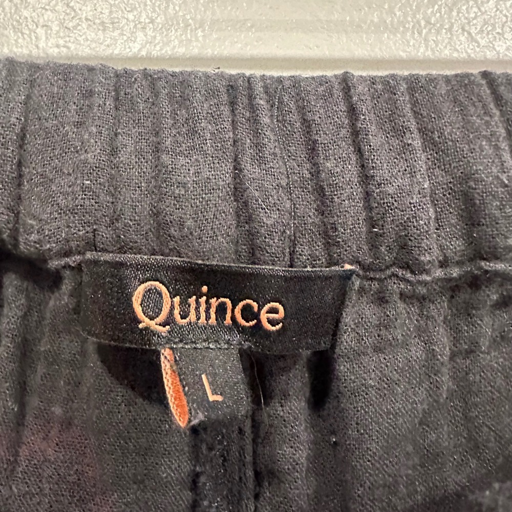 Quince Black Wide-Leg Pants - Picture 3 of 10